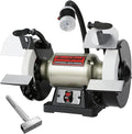 BUCKTOOL 8 Inch 3/4 HP Low-Speed Bench Grinder fit CBN Wheel Professional Wobble-free Wheel Grinder TDS-200C4HL