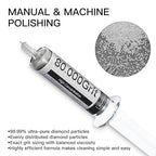 Diamond Polishing Compound Lapping Compound 80,000 Grit 0.1 Microns with 30% Concentration of Diamond Powders Diamond Stropping Paste for Glass Marble Metal Resin Rock Jewelry Watch etc.