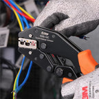 iCrimp Rachet Crimping Tool for Insulated Terminals, AWG 22-10 Wire Crimper, Electrical Crimp Tool, X30J Jaws