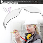 30 Pack Clear Safety Glasses with ANSI Z87.1 Scratch Resistant Eyewear for Women Man Lab Goggles Eye Protection