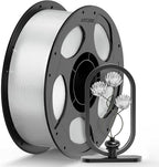 ANYCUBIC PETG Filament 1.75mm, 3D Printer Filament, Translucent and Vibrant, Dimensional Accuracy +/- 0.02mm, Print with Most FDM 3D Printers, 1KG Reusable Spool, Clear