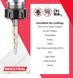 Amana Tool - 46282-5, 5 Pack CNC 2D & 3D Carving 5.4 Deg Tapered Angle Ball Tip 1/16 Dia