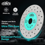 Rock Slab Grinding Disc - 3 inch Glass Cutter Disc, Granite Cutting Blade, Diamond Grinder Wheel for Rock Slab, Stone, Tile, Marble, Granite, Glass Diamond Saw Blades