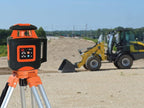 Johnson Level & Tool 40-6541 High Accuracy Dual Slope Rotary Laser System, Red, 1 ‎Kit