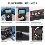 NOYAFA NF-8209S Network Cable Tester, Ethernet Cable Tester with CAT5, CAT6 Line Tracer, PoE, NCV, QCFunction,Length Test, Port Flashing,Fault Line Scan for Cable Grooming,LAN Network Cable Tracer Kit