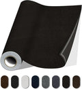 Fabric Repair Patches, 17X158 Inch Self-Adhesive Suede Patches Tape Durable, DIY Large Fabric Repair for Sofa, Couches, Furniture, Chair, Clothing （17X158 Inch, Coffee）