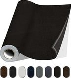 Fabric Repair Patches, 17X79 Inch Self-Adhesive Suede Patches Tape Durable, DIY Large Fabric Repair for Sofa, Couches, Furniture, Chair, Clothing （17X79 Inch, Coffee）