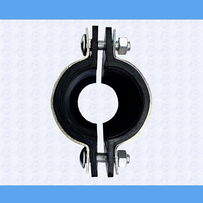 Water Pipe Repair Clamp for 5 inch Pipe(OD of The Applied Pipe about 5.51 inch),Leak Sealer for Pipes and Plumbing,Length 7.3 inch,Suitable for Steel/Iron/Stainless Steel/PE/PPR Pipes