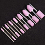 10 Pcs 1/8 Shank Abrasive Mounted Stone Rotary Tool Grinding Wheels Bit Set for Dremel