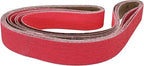 5 Pack 2x72 Inch Ceramic Sanding Belts 36 Grit, 2 x 72 Metal Grinding Sanding Belt, Sander Belts for Metal Knife Sharpening, 5 Pack(2x72in)