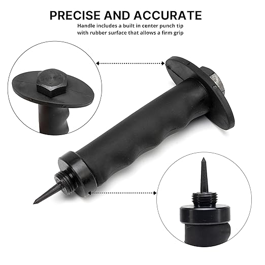 NEIKO 02604A Hole Punch Set | SAE & Metric, 3/16” – 1-3/8” & 5 – 35mm | 14 Piece Sharp Hollow Hole Punch Kit, Gasket Cutting Puncher, Foam Cutter, & Leather Hole Punches | 6” Interchangeable