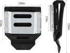 Drill Holder for Tool Belt,Drill Belt Clip,Drill Holster,Tape Measure Holder, Fits Up to 2.7" Belt (Black) 2 Pack