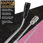Telescoping Magnetic Pickup Tool Set, Inspection Mirror Telescoping, LED Flashlight, Cool Gadgets for Men, Gifts for Dad, Husband, Kids, Boyfriend, Magnet Stick