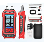 Network Cable Tester Optical Power Meter VFL Multimeter 4 in 1,Wire Tracer Toner Generator RJ45 CAT5 CAT6 CAT7 CAT8 UTP STP QC Test Cable Length Cable Maping Cable Scan Port Flashng POE Tester