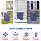 Backflow Preventer Insulation Cover-16”W x 20”H, 6 Layers Fabric Outdoor Pipe Insulation Cover with Aluminum Foil Layer Dupont Sorona Cotton, Backflow Cover for Winter Freeze Protection