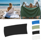 Magnetic Bath Towel, Outdoor Quick-Dry Sand-Resistant Beach Towel, 75"X35" Towel with Magnetic Closure, Super Absorbent Microfiber Towel for Travel,Swimming,Pool,Beach,Pool,Travel,Gym & Camping Black