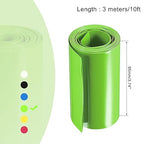 MECCANIXITY Battery Wrap PVC Heat Shrink Tubing 60mm Dia 95mm Flat 10 Feet(3meters) Light Green Good Insulation for Battery Pack