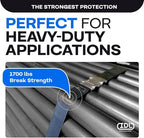 Steel Strapping Coil 3/4" x .020" x 300' (3-Pack), 1700 lbs Break Strength in Self-Dispensed Сardboard Box - Metal Band - Heavy-Duty Steel Strapping with Superior Cut-Resistance by IDL Packaging