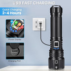 Rechargeable Flashlights High Lumens, 99,000 Lumen Brightest Led Flashlight with 5 Modes & 15H Long Runtime, Powerful Waterproof Handheld Flash Light, Super Bright Flashlight for Home, Camping