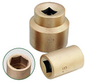 CS Unitec | Non-Sparking & Non-Magnetic Aluminum Bronze Impact Socket Set | 1-1/4 inch 6 Point Socket, 3/4 inch Drive