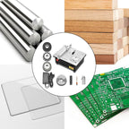 Precision Mini Electric Table Saw, DIY Hobby Handmade Woodworking Bench Cutting Machine Adjustable Cut Depth Small Desktop Saw for Miniature Wood Craft (Elevating version)