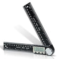 Third Generation Protractor Angle Finder, Digital Angle Ruler with 7inch/200mm, Angle Gauge for Woodworking/Carpenter/Construction Tools(2 Batteries Included) (Enhanced ABS)