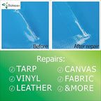 Dulepax-Tent Repair Tape,Awning Repair Tape,Boat Covers Repair,RV Covers Repair Kit,Tarp Repair,Canvas Pctch Kit,Sail Tape Etc...1 Roll of 30FT x 2.9"