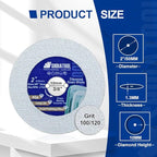 SHDIATOOL Glass Diamond Cutting Disc 2-Inch Saw Blade, Ultra-Thin Cut Off Wheel for Tile Ceramic Porcelain Marble 50mm (3 of Pack)