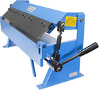 Erie Tools 24" Pan and Box Brake with Adjustable Removable Fingers 20-Gauge Steel / 16-Gauge Aluminum Capacity 0–135° Bend Range Bench Top Sheet Metal Brake for Forming Bending & Fabrication