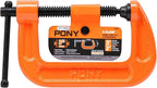 Pony Jorgensen 2630 3-Inch C-Clamp, Orange