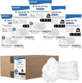 5000pcs 8Inch White Cable Tie,Nylon Zip Ties,Industrial Grade,50 Pounds Tensile Strength,UV Resistant,Heavy Duty,for Home,Garden Trellis,Office,Garage and Workshop