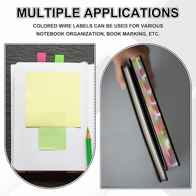 uxcell 300 Pcs Cable Labels, Waterproof Wire Cord Labels Tags, Cord Organizer Management Tags for Charger Cable Organizer Wire Markers Printer, Light Green