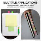 uxcell 300 Pcs Cable Labels, Waterproof Wire Cord Labels Tags, Cord Organizer Management Tags for Charger Cable Organizer Wire Markers Printer and Handwriting, Light Green