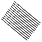 Drill Bit, 1mm Cutting Diameter, 4241 HSS Nitriding Black 118° Cutting Angle Versatile Jobber Bits - (Applications: for Drilling Plastic Wood Soft Metal), 12-Pieces