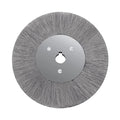 8 Inch Stainless Steel Wire Crimped Wheel Brush with 1-1/4" Bore for Angle Grinder Derusting Cleaning and Surface Polishing 1Pc
