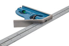PEC Tools 4 Piece Combination Square Set- 4R 12” Machinist Blade, Cast Steel Head, Center Head, Combination Square Ruler with Level and Scribe Tool, Reversible Locking Bolt, Made in USA