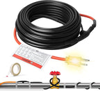 Intelligent Pipe Heat Cable for Pipe Freeze Protection, Self-Regulating Heating Cable for Metal and Plastic Home Pipes, Energy-Saving Water Pipe Heat Cable, 35Ft, 120V