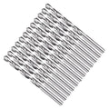 Drill Bit, 7/32" Cutting Diameter, 4241 HSS 118° Cutting Angle Uncoated Bright Versatile Jobber Bits - (Applications: for Drilling Plastic Wood Soft Metal), 12-Pieces