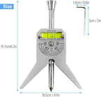 Upgraded Pipe Center Finder, Pipefitter Tool with Centering Head, Pipe Marker Centering Tool to Measure Pipe Diameter, Suitable for Marking and Positioning of 1/2" and Larger Diameter Pipe