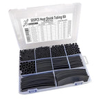 10 Sizes 505 Pieces Large Adhesive Heat Shrink Tubing Kit 3:1 Ratio Industrial Marine Grade Waterproof