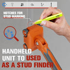 Magnetic Wire Puller for Electrical Wiring – Rare-Earth Magnets, Stainless-Steel Leader for Easy Cable Pulling in Walls & Tight Spaces, Doubles as Stud Finder, Includes High-Quality Hard Plastic Case