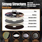 Merryland Cut Off Wheel 4 1/2 inch for Angle Grinder, Metal Cutting Wheel 4.5 X .045 X 7/8 Ultra Thin 25 Pack, Iron Stainless Steel Cutting Disc, Bravo-Line B13071042