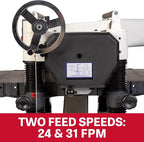 JET Black 20-Inch Planer, Helical Cutterhead, 5 HP, 230V 1Ph (Model JWP-208HH-BLK)
