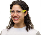 BISON LIFE Safety Glasses - Scratch Resistant Wrap Around Eyewear, Polycarbonate ANSI Z87.1 Impact Resistant Lens