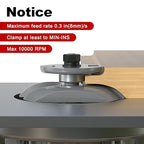 Professional Cove Raised Panel with Back Cutter Router Bits 1/2 Inch Shank for Cove-Cut and Making Cabinet Door, 3-1/8 Inch Diameter, Used in Combination with Rail and Stile Router Bits