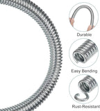 MECCANIXITY Spring Tube Bender OD 12mm/0.47" Steel Spring Pipe Copper Tubes 1100mm/43.31" Long for 5/8" Copper Pipe(16mm) in Home Renovations,Electrician Wiring Bending Pipe(insert-pipe use)