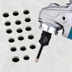 1/4" Dry Diamond Drill Bit Set of 2 Packs, 6mm Tile Hole Saw Drill Bits for Granite Marble Ceramic Glass Porcelain Tiles Stones and Flower-Pots, Core Drill Bits with 5/8-11 Thread for Angle Grinders