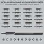 Precision Screwdriver Set 49 in 1 SHARDEN Small Screwdriver Set Magnetic Repair Tool Kit for Laptop, iPhone, Cell Phone, PC, MacBook, Tablet, Computer, PS5, PS4, Electronic, Glasses, Watch