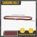 2 x 72 Inch Sanding Belt, 20 Pcs 40 Grit Knife Sharpener Belts Work Sharpening for Belt Sander Knife Carving Tool Metal Working
