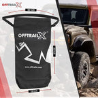 Spare Tire Hanging Mesh Trash Bag Heavy Duty Cargo Storage Bag for Wrangler, Bronco, Jeep, Truck, SUV, Car, Trunk Organizer for Camping, Beach, Outdoor, Off-Road Recovery Gear